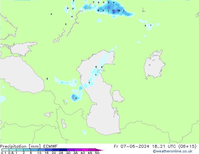 precipitação ECMWF Sex 07.06.2024 21 UTC