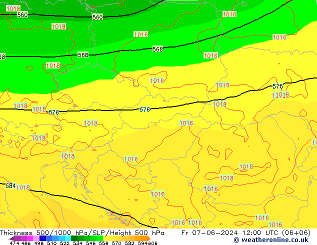 Thck 500-1000hPa ECMWF Sex 07.06.2024 12 UTC