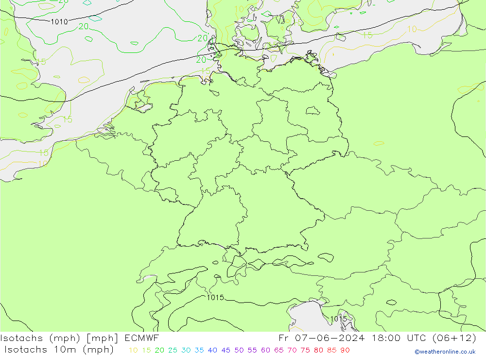 Izotacha (mph) ECMWF pt. 07.06.2024 18 UTC