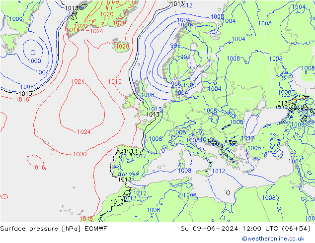      ECMWF  09.06.2024 12 UTC