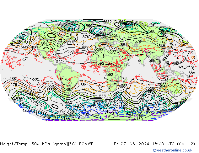 Z500/Rain (+SLP)/Z850 ECMWF pt. 07.06.2024 18 UTC