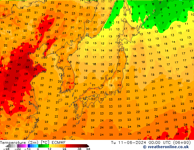     ECMWF  11.06.2024 00 UTC