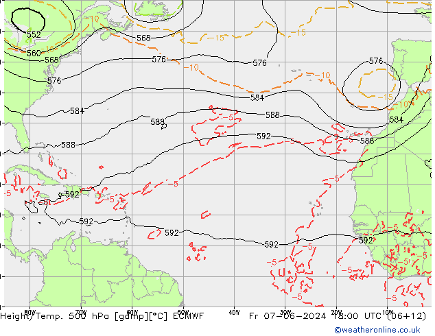 Z500/Rain (+SLP)/Z850 ECMWF Sex 07.06.2024 18 UTC