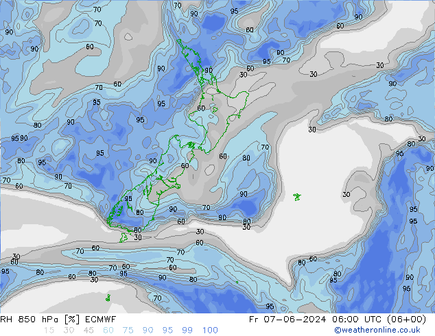 850 hPa Nispi Nem ECMWF Cu 07.06.2024 06 UTC