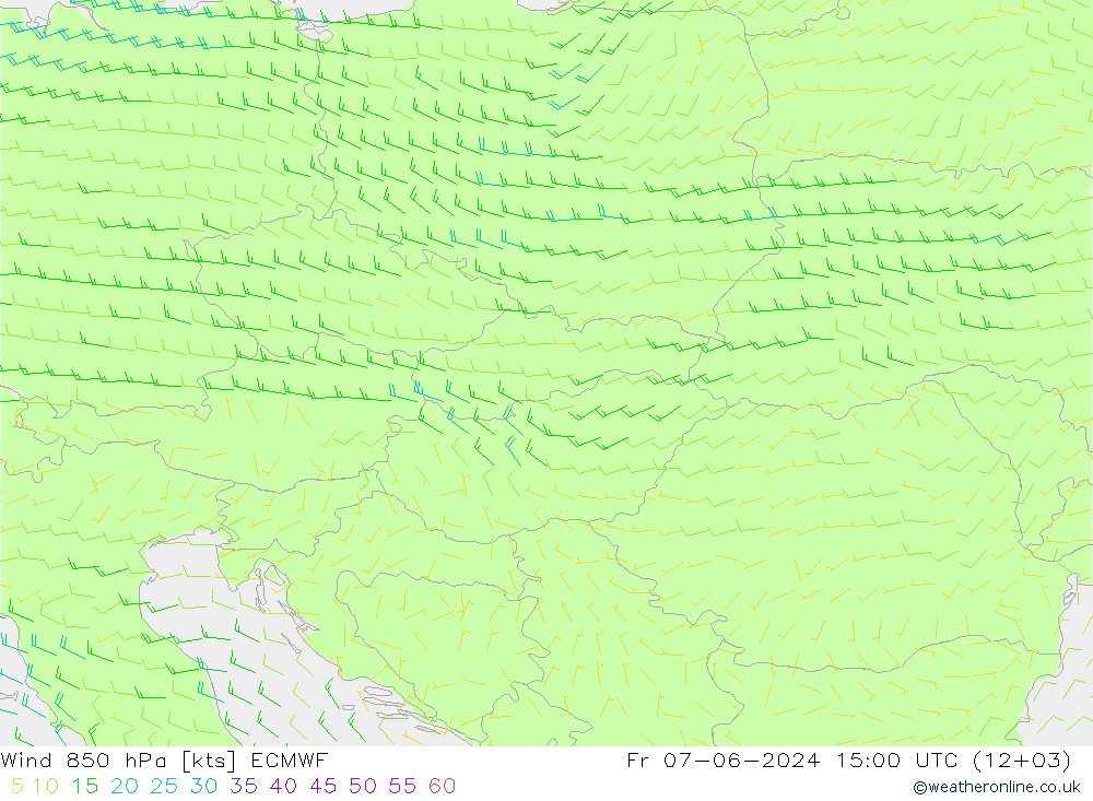  850 hPa ECMWF  07.06.2024 15 UTC