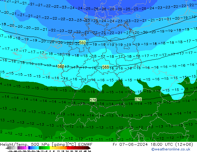 Z500/Rain (+SLP)/Z850 ECMWF pt. 07.06.2024 18 UTC