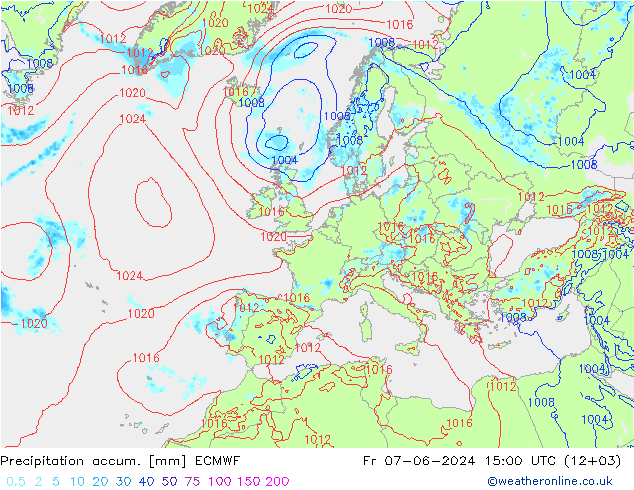 Precipitation accum. ECMWF pt. 07.06.2024 15 UTC