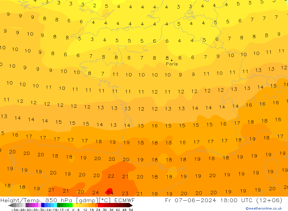 Z500/Rain (+SLP)/Z850 ECMWF  07.06.2024 18 UTC