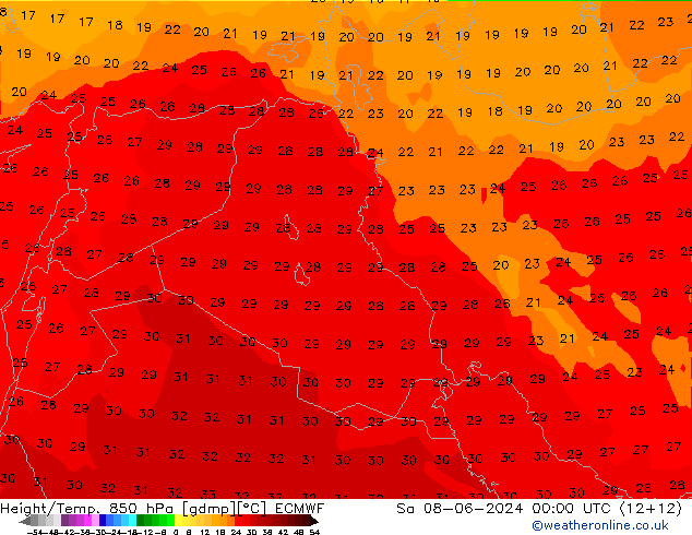 Z500/Rain (+SLP)/Z850 ECMWF sáb 08.06.2024 00 UTC