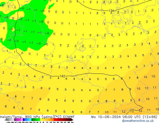 Z500/Rain (+SLP)/Z850 ECMWF  10.06.2024 06 UTC