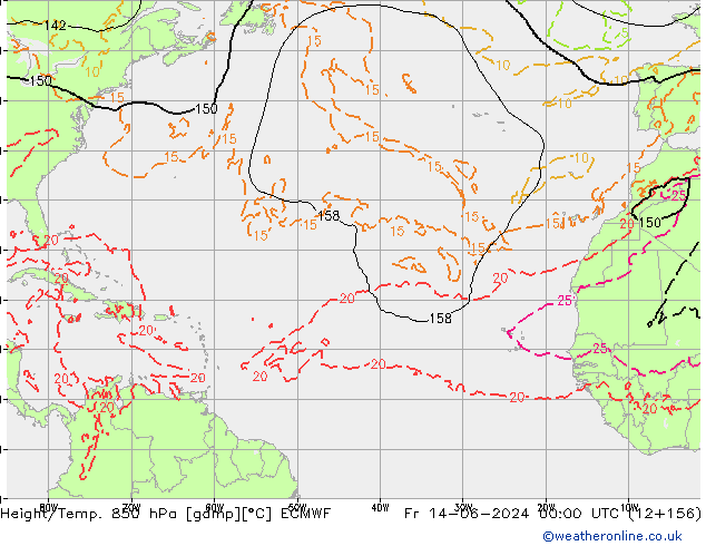 Z500/Rain (+SLP)/Z850 ECMWF  14.06.2024 00 UTC