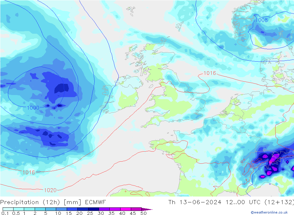  (12h) ECMWF  13.06.2024 00 UTC