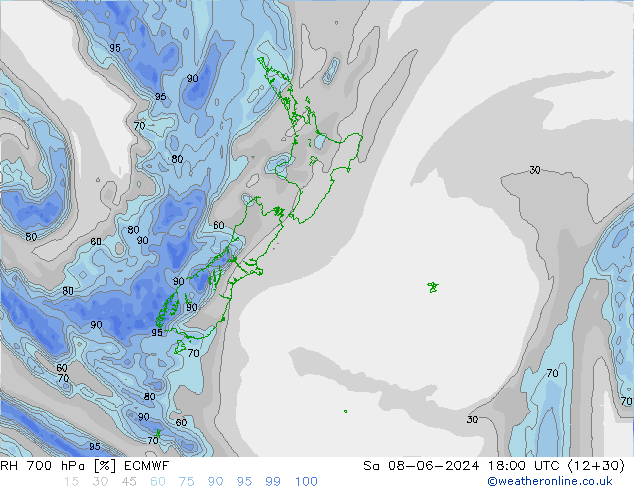 RV 700 hPa ECMWF za 08.06.2024 18 UTC