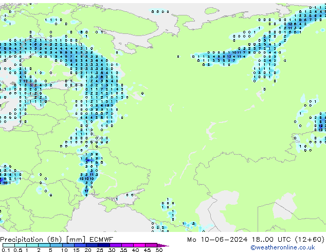 Z500/Rain (+SLP)/Z850 ECMWF  10.06.2024 00 UTC