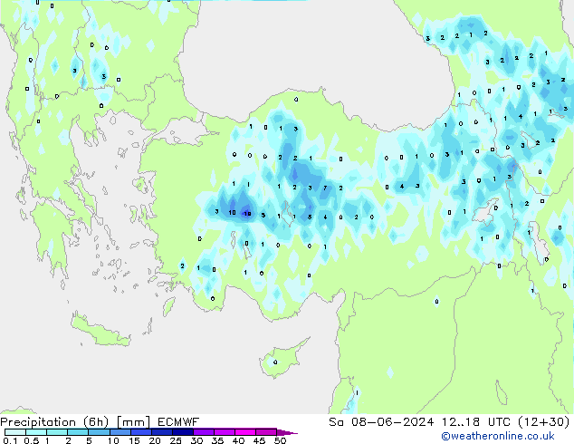 Z500/Rain (+SLP)/Z850 ECMWF  08.06.2024 18 UTC