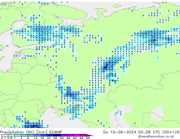 Z500/Rain (+SLP)/Z850 ECMWF sáb 15.06.2024 06 UTC