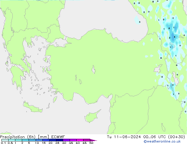 Z500/Rain (+SLP)/Z850 ECMWF Ter 11.06.2024 06 UTC