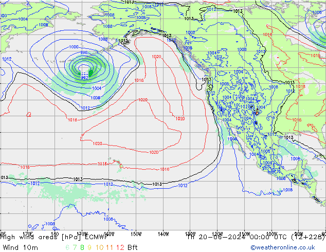 Sturmfelder ECMWF Do 20.06.2024 00 UTC