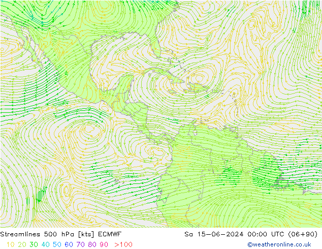  500 hPa ECMWF  15.06.2024 00 UTC