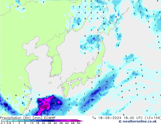 Z500/Rain (+SLP)/Z850 ECMWF mar 18.06.2024 00 UTC