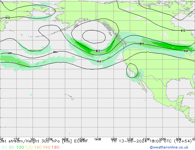 джет ECMWF чт 13.06.2024 18 UTC