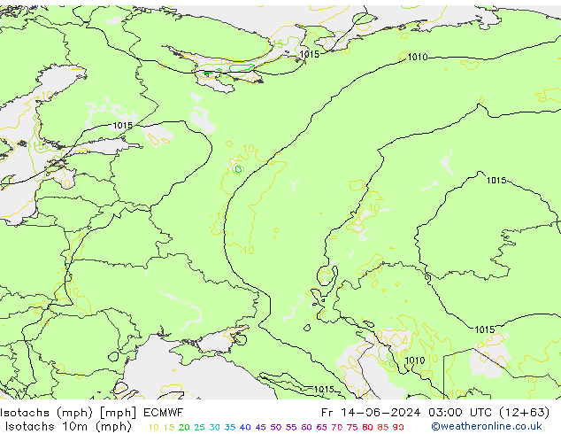 Izotacha (mph) ECMWF pt. 14.06.2024 03 UTC