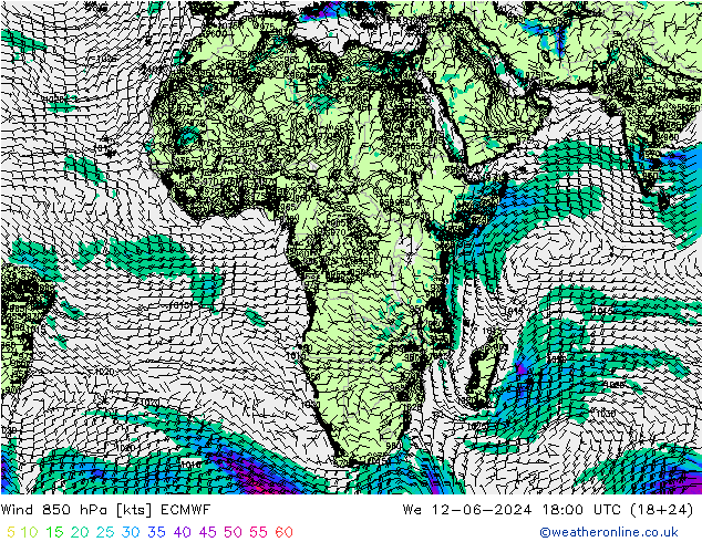  850 hPa ECMWF  12.06.2024 18 UTC