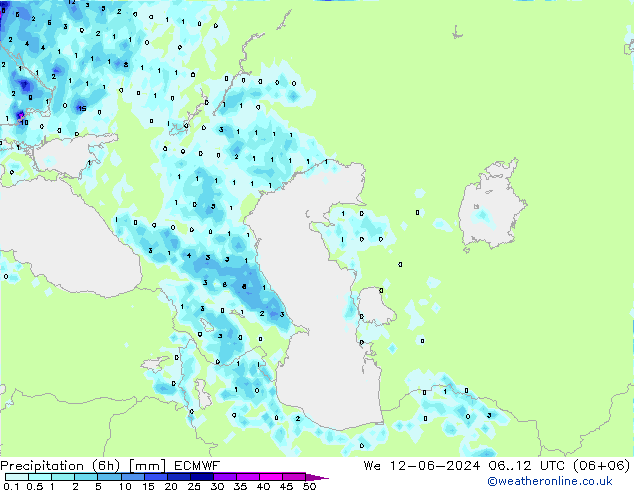 Z500/Rain (+SLP)/Z850 ECMWF ср 12.06.2024 12 UTC