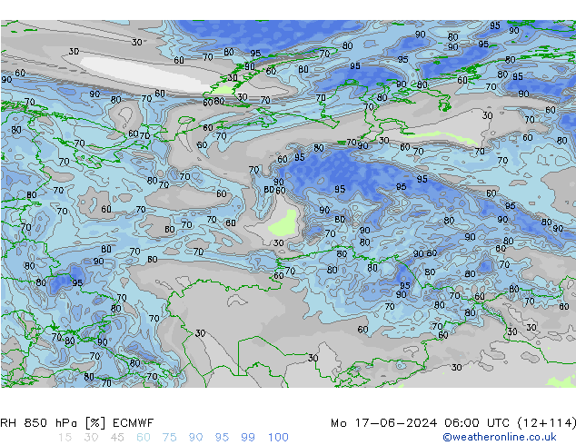 RV 850 hPa ECMWF ma 17.06.2024 06 UTC