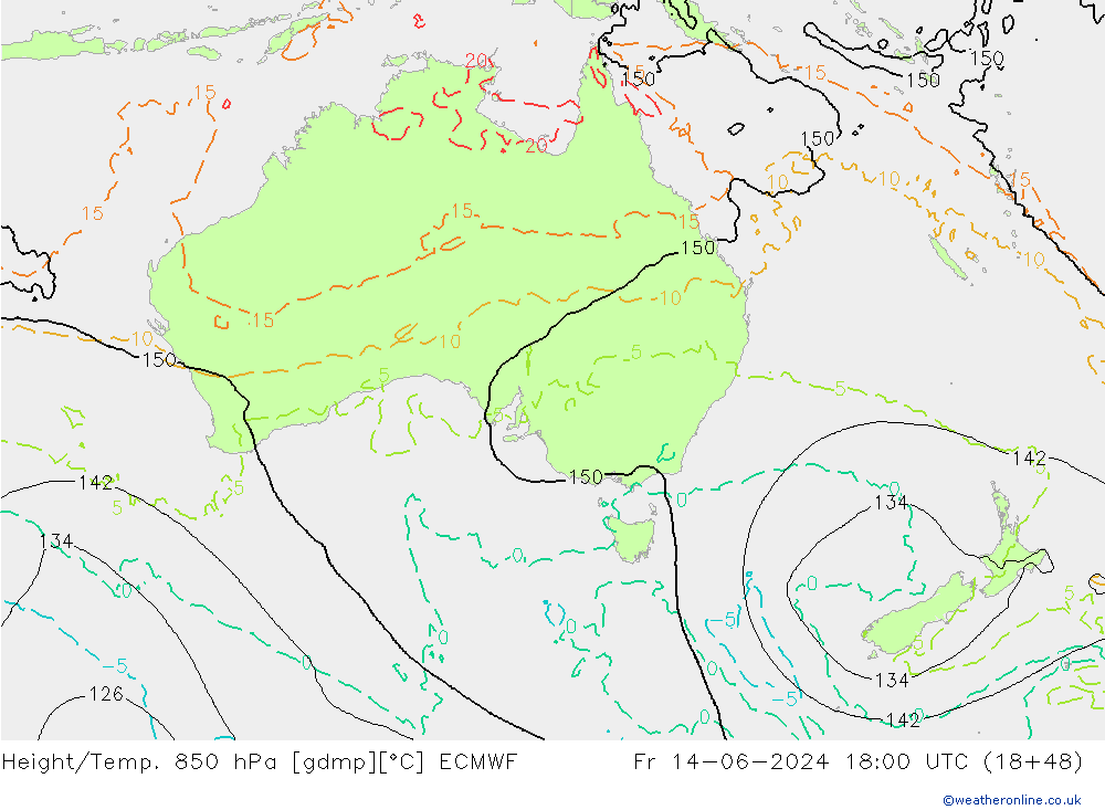 Z500/Rain (+SLP)/Z850 ECMWF Sex 14.06.2024 18 UTC