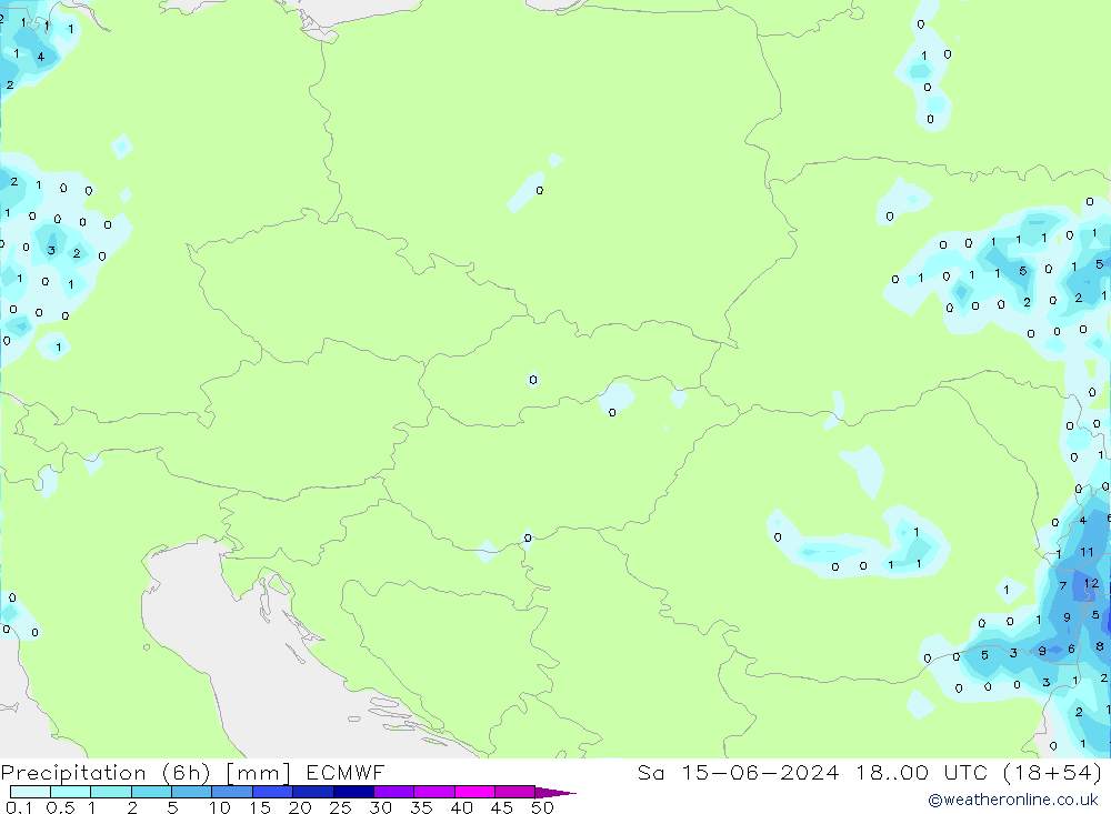 Z500/Rain (+SLP)/Z850 ECMWF Sa 15.06.2024 00 UTC