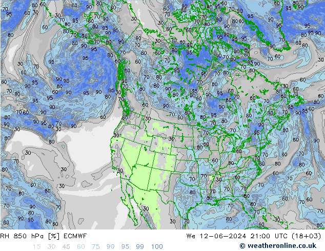 RV 850 hPa ECMWF wo 12.06.2024 21 UTC