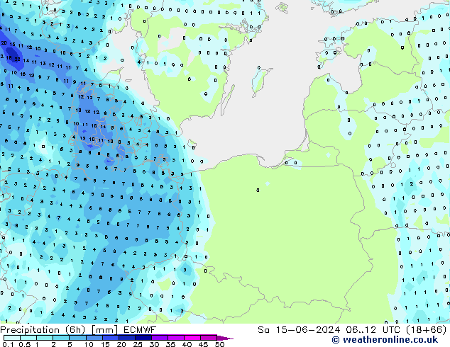 Z500/Rain (+SLP)/Z850 ECMWF So 15.06.2024 12 UTC