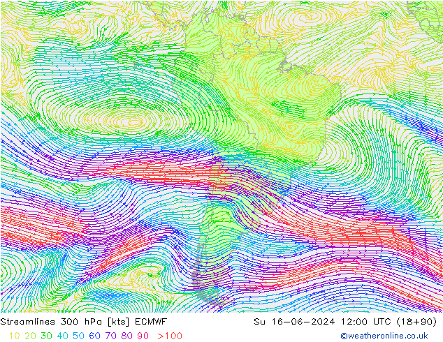  300 hPa ECMWF  16.06.2024 12 UTC