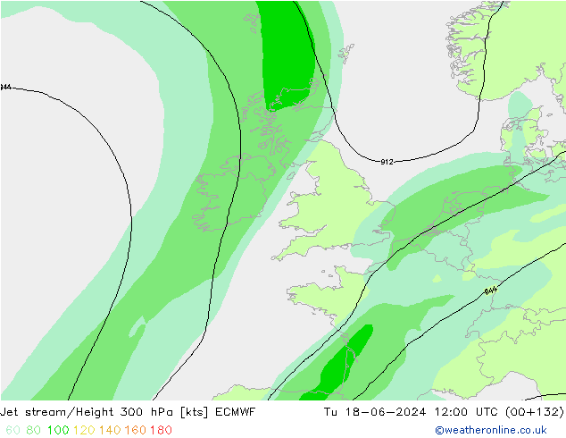 Courant-jet ECMWF mar 18.06.2024 12 UTC