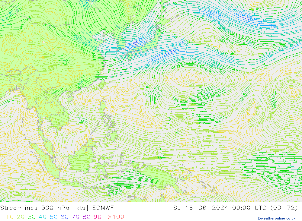  500 hPa ECMWF  16.06.2024 00 UTC