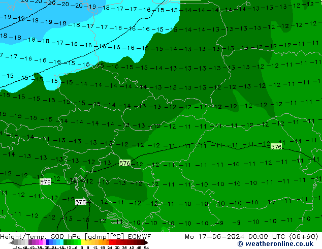 Z500/Regen(+SLP)/Z850 ECMWF ma 17.06.2024 00 UTC