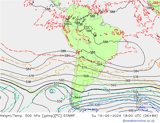 Z500/Rain (+SLP)/Z850 ECMWF Su 16.06.2024 18 UTC