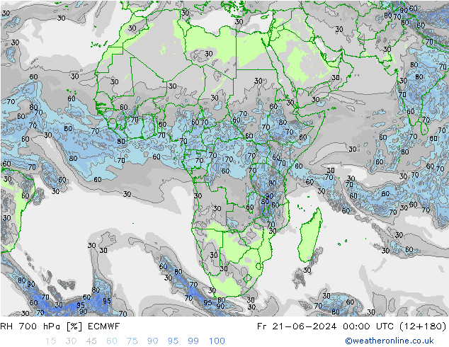 700 hPa Nispi Nem ECMWF Cu 21.06.2024 00 UTC