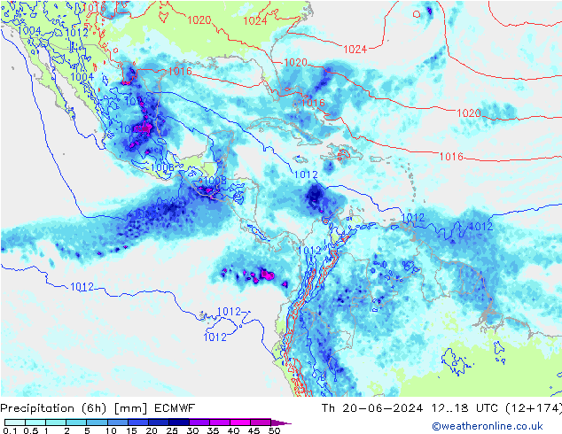 Z500/Regen(+SLP)/Z850 ECMWF do 20.06.2024 18 UTC