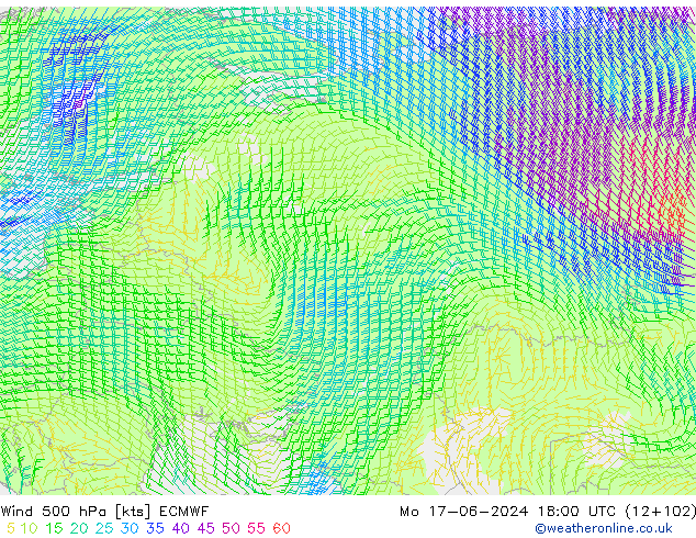  500 hPa ECMWF  17.06.2024 18 UTC