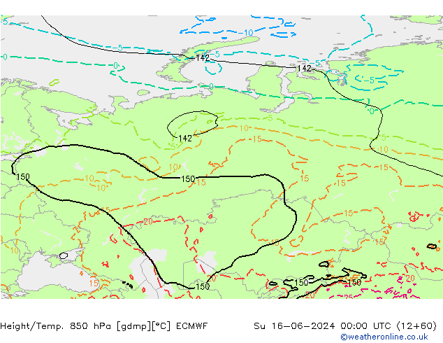 Z500/Rain (+SLP)/Z850 ECMWF Ne 16.06.2024 00 UTC