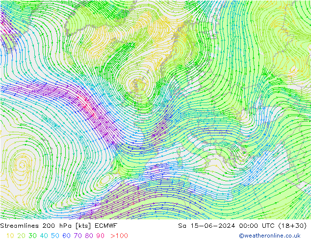  200 hPa ECMWF  15.06.2024 00 UTC