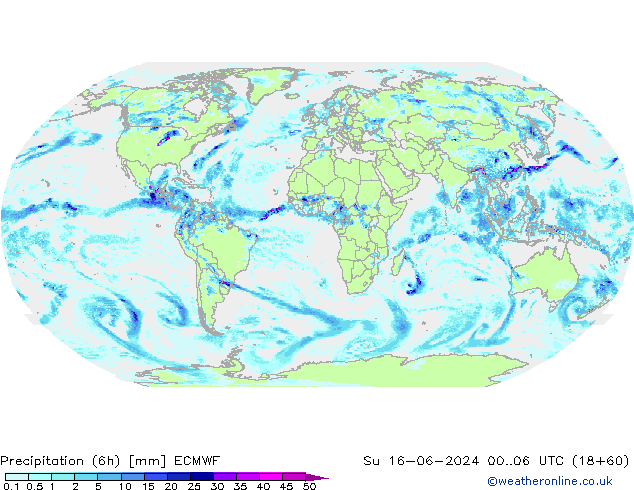 Z500/Regen(+SLP)/Z850 ECMWF zo 16.06.2024 06 UTC