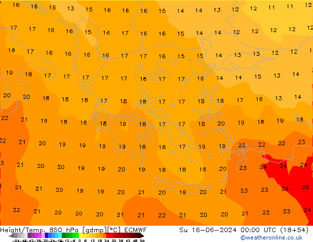 Z500/Rain (+SLP)/Z850 ECMWF Su 16.06.2024 00 UTC