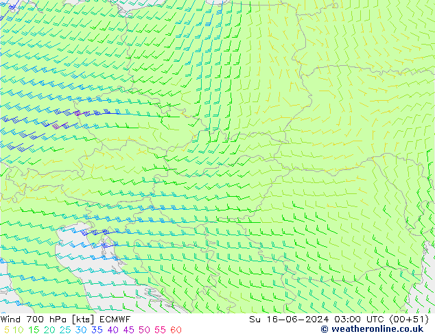 Wind 700 hPa ECMWF Ne 16.06.2024 03 UTC