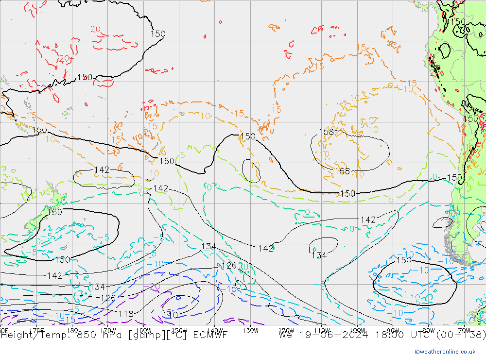 Z500/Regen(+SLP)/Z850 ECMWF wo 19.06.2024 18 UTC