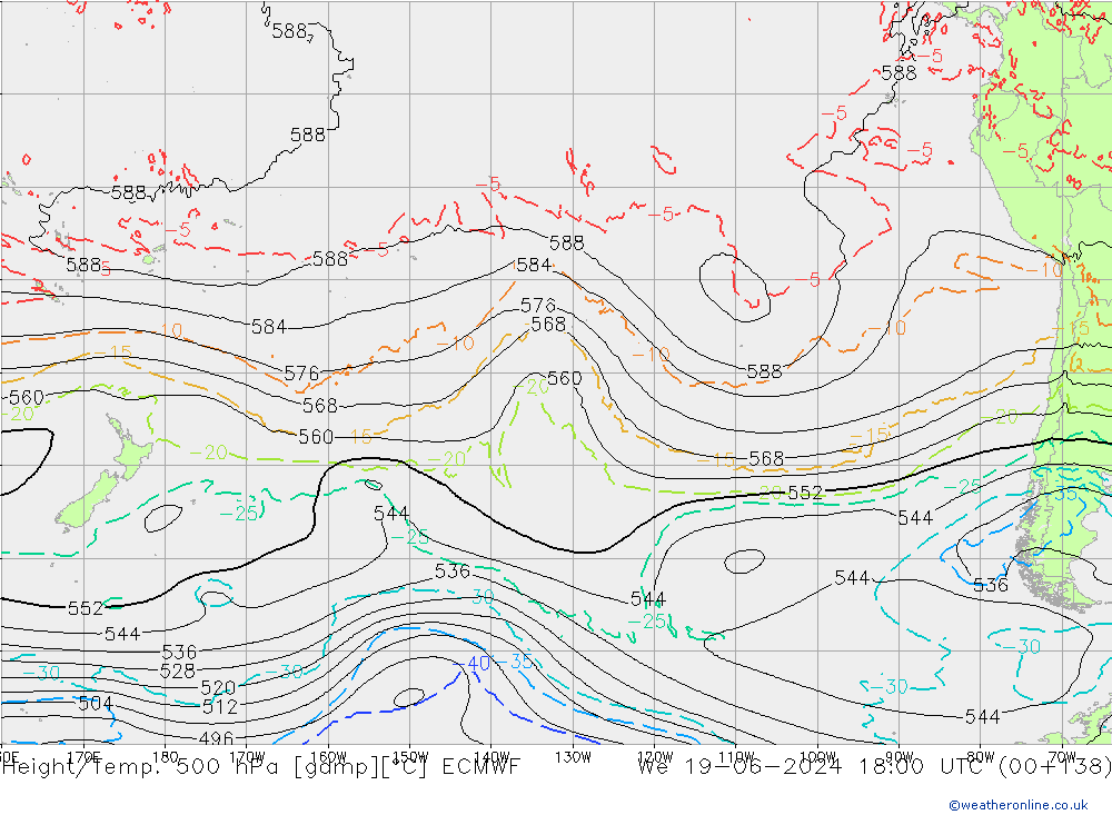 Z500/Regen(+SLP)/Z850 ECMWF wo 19.06.2024 18 UTC