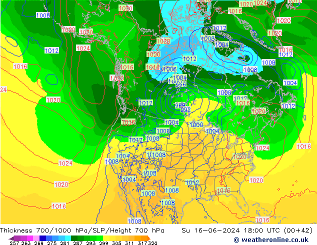 Thck 700-1000 hPa ECMWF Su 16.06.2024 18 UTC