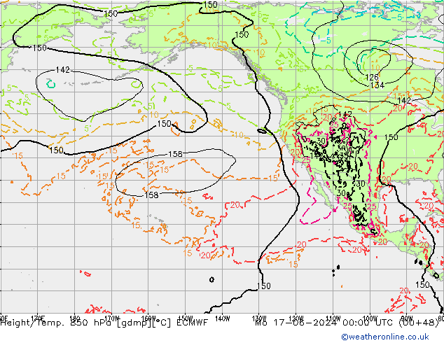 Z500/Regen(+SLP)/Z850 ECMWF ma 17.06.2024 00 UTC